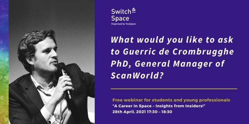 Switch to Space webinar dedicated to Students and Young Professionals.